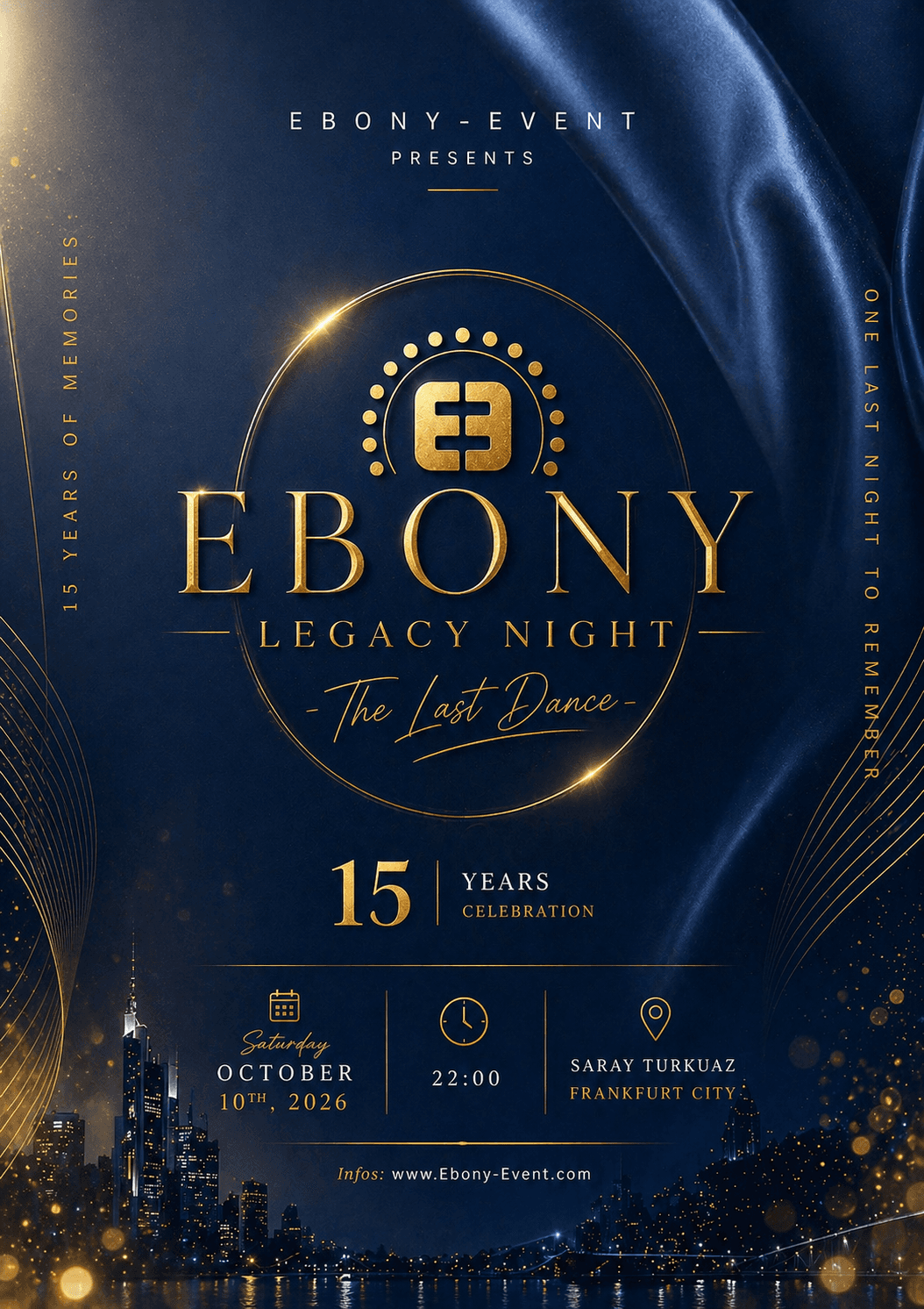 Ebony Legacy Night — Flyer alternatif